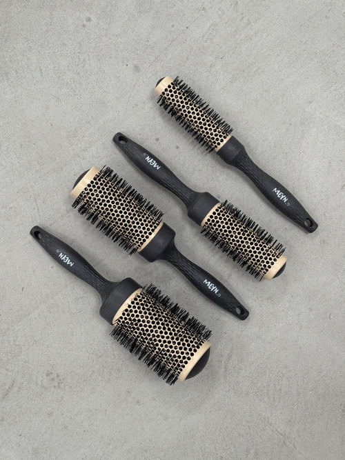 All four Meyn Blowdry Brush sizes together
